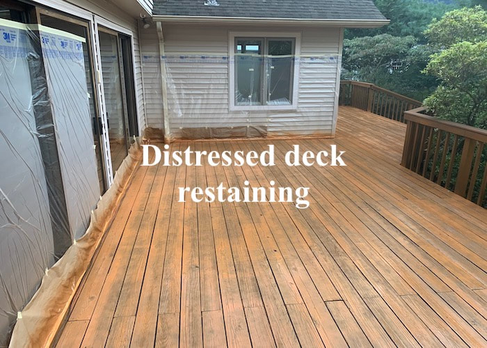 Deck staining Alexandria, VA